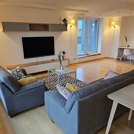 Penthouse Terrace Apartman Vilnius